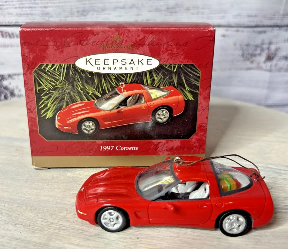 Hallmark Collector's Series Ornament 1997 Chevrolet Corvette Red